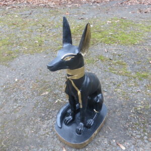 Ägyptische Deko Figur Anubis als Schakal, 45 cm hoch 1