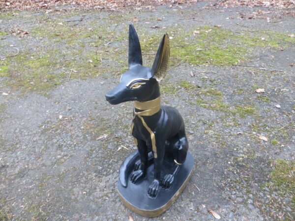 Ägyptische Deko Figur Anubis als Schakal, 45 cm hoch 2