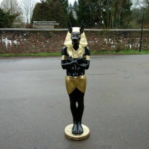 Ägyptische Anubisfigur Gartendeko, 180 cm hoch 5