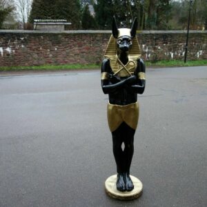 Ägyptische Anubisfigur Gartendeko, 180 cm hoch 9