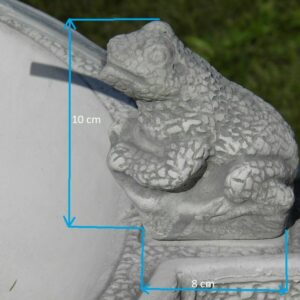 Betonbrunnen für den Garten, Zierbrunnen mit Fröschen, 155 cm 6
