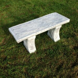 Beton Sitzbank für den Garten, 92 cm lang 2