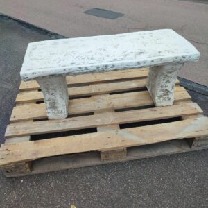 Beton Sitzbank für den Garten, 92 cm lang 7