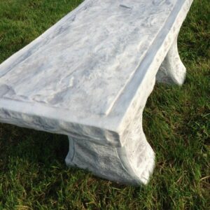 Beton Sitzbank für den Garten, 92 cm lang 4