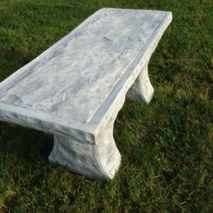 Beton Sitzbank für den Garten, 92 cm lang 3