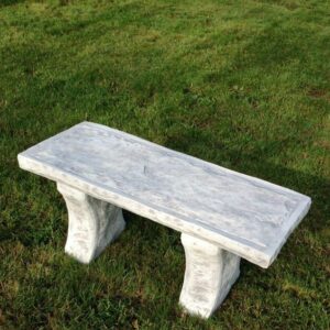 Beton Sitzbank für den Garten, 92 cm lang 5