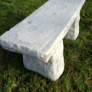 Gartenbank aus Beton Sitzbank, 93 cm lang 3