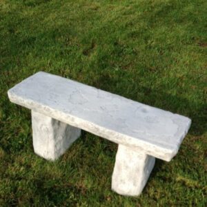 Gartenbank aus Beton Sitzbank, 93 cm lang 2