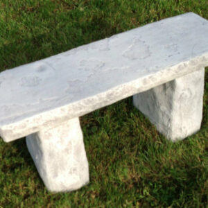 Gartenbank aus Beton Sitzbank, 93 cm lang 1