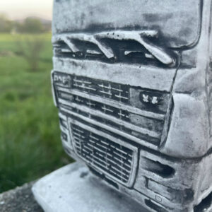 Lastwagen Modell aus Beton, DAF Sattelschlepper, Gartendeko 8