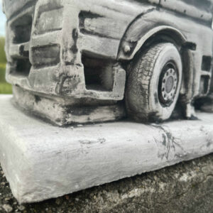 LKW MAN Modell aus Beton, Sattelschlepper für Gartendeko 9