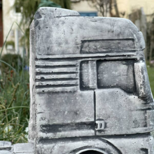 LKW MAN Modell aus Beton, Sattelschlepper für Gartendeko 10