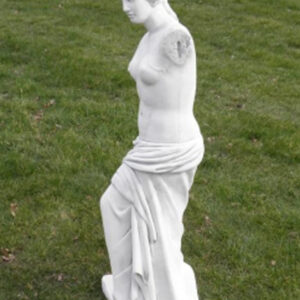 Stein Skulptur der Venus von Milo, 125 cm hoch 2