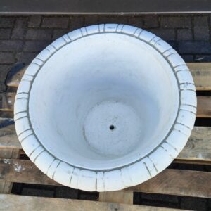 Steinvase aus Beton für den Garten, 50 cm hoch 7