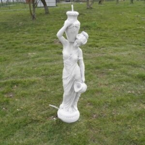 Garten Springbrunnen Figur Beton: Hermes's Mutter Maia, 130cm 1