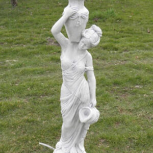 Garten Springbrunnen Figur Beton: Hermes's Mutter Maia, 130cm 2
