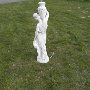 Garten Springbrunnen Figur Beton: Hermes's Mutter Maia, 130cm 5