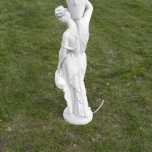 Garten Springbrunnen Figur Beton: Hermes's Mutter Maia, 130cm 6