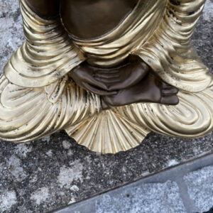 Buddha Statue meditierend, 41 cm hoch 9