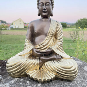 Buddha Statue meditierend, 41 cm hoch 3