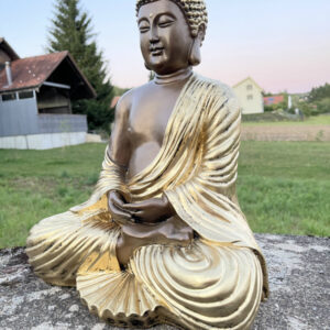 Buddha Statue meditierend, 41 cm hoch