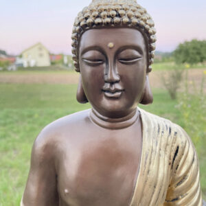 Buddha Statue meditierend, 41 cm hoch 7