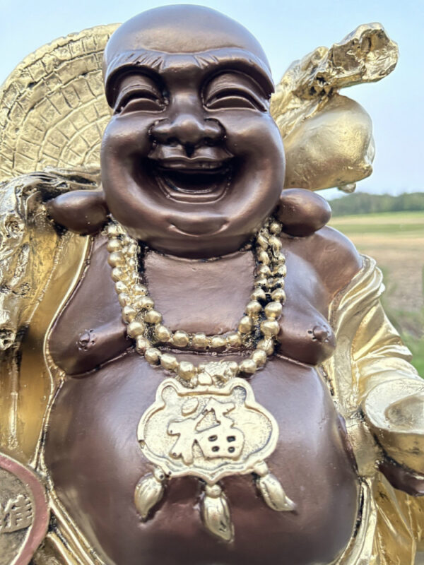 Buddha Figur Wanderbuddha Ho Tai, 45 cm hoch 6