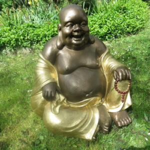 Glücksbuddha mit Glückskette, 60 cm hoch 2