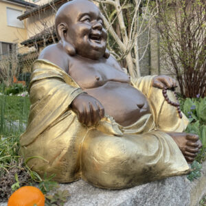 Glücksbuddha mit Glückskette, 60 cm hoch 1