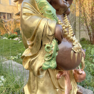 Buddha Gartenfigur gross, Ho-Tai Wanderbuddha, 88 cm hoch 7