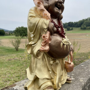 Buddha Gartenfigur gross, Ho-Tai Wanderbuddha, 88 cm hoch 1