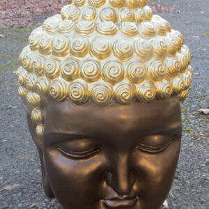 Buddha Kopf gross als Gartendeko, 53 cm hoch