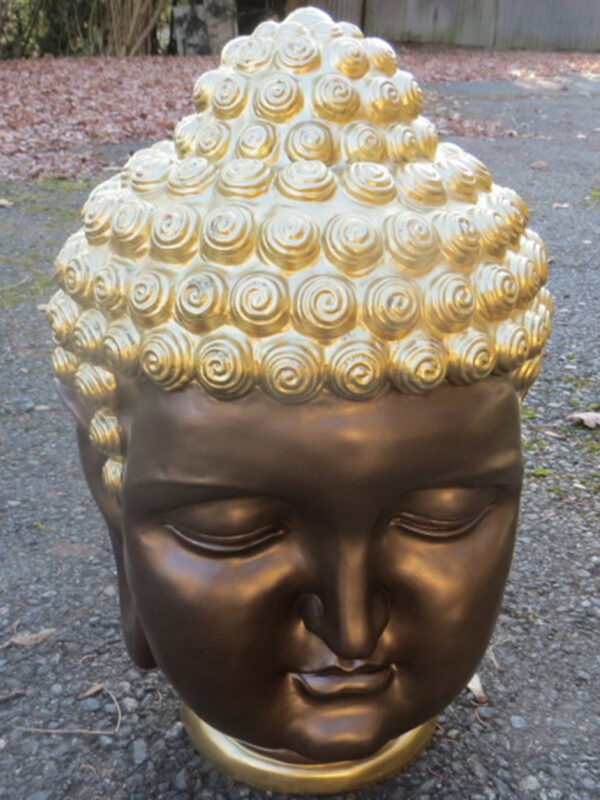 Deko Buddha Kopf gross, 53 cm hoch