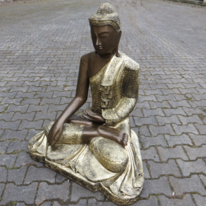 Buddha Statue lebensgross, sitzend, 98 cm hoch 1