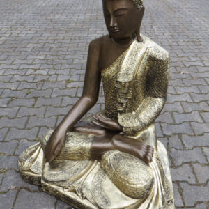 Buddha Statue lebensgross, sitzend, 98 cm hoch