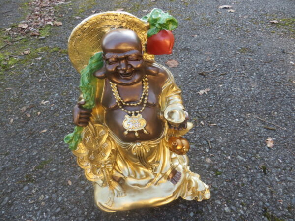 Buddha Figur Wanderbuddha Ho Tai, 45 cm hoch 13