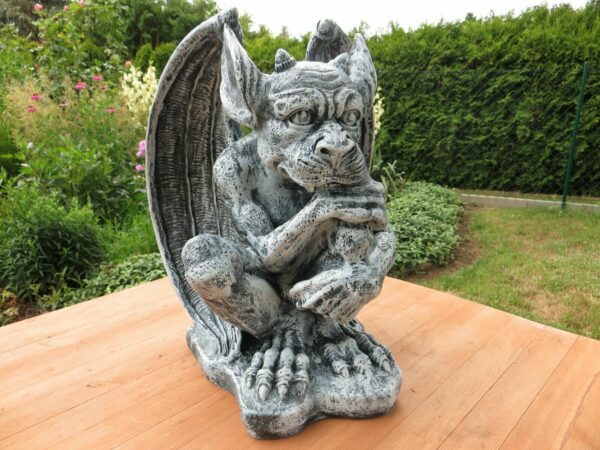 Dekofigur Gargoyle für den Garten, 32 cm hoch 4