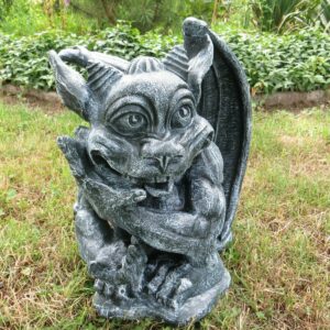 Gartenfigur Gargoyle, hockend, 33 cm hoch 1