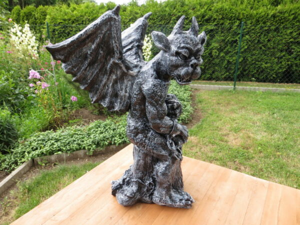 Gargoyle Gartenskulptur, 35 cm hoch