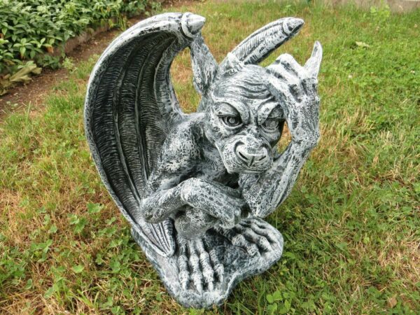 Gargoyle Gartendekofigur, 40 cm hoch 2