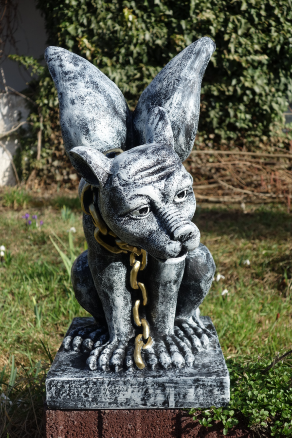 Grosse Gargoyle Figur für den Garten, Beast, 51 cm hoch 2