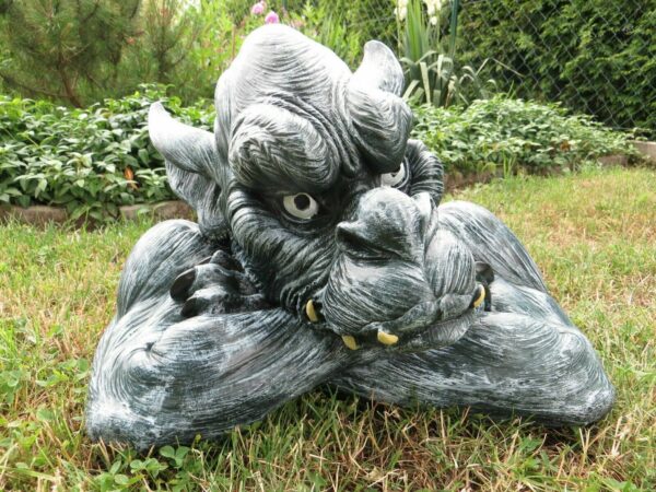 Gargoyle Dekofigur für den Garten, 35 cm hoch