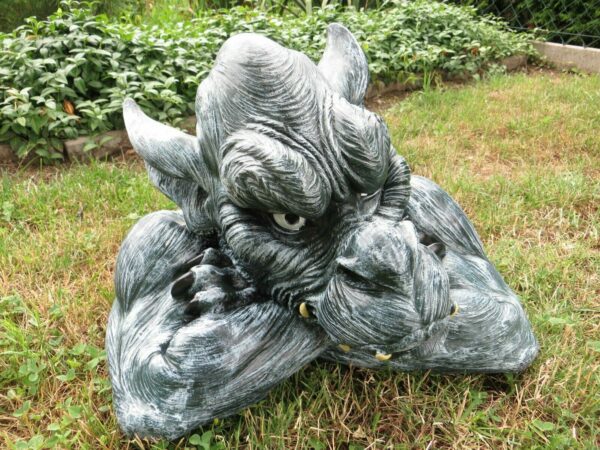 Gargoyle Dekofigur für den Garten, 35 cm hoch 3