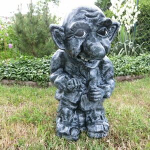 Gnom Skulptur für den Garten, 53 cm hoch