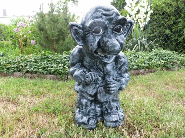 Gnom Skulptur für den Garten, 53 cm hoch