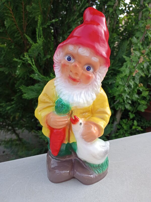 Deko-Gartenzwerg mit Gans, 35 cm hoch 6