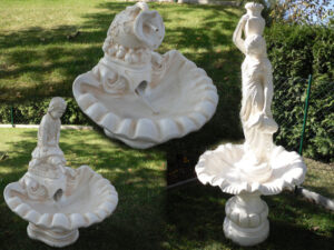 Springbrunnen aus Kunststein