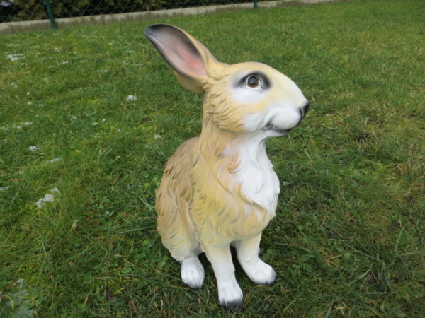 Sitzender Hase als Osterdekoration, 39 cm hoch 2