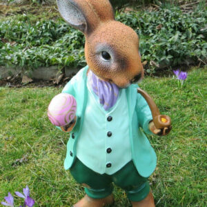 Osterhase mit Osterei, 46 cm hoch 1