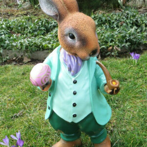 Osterhase mit Osterei, 46 cm hoch 2